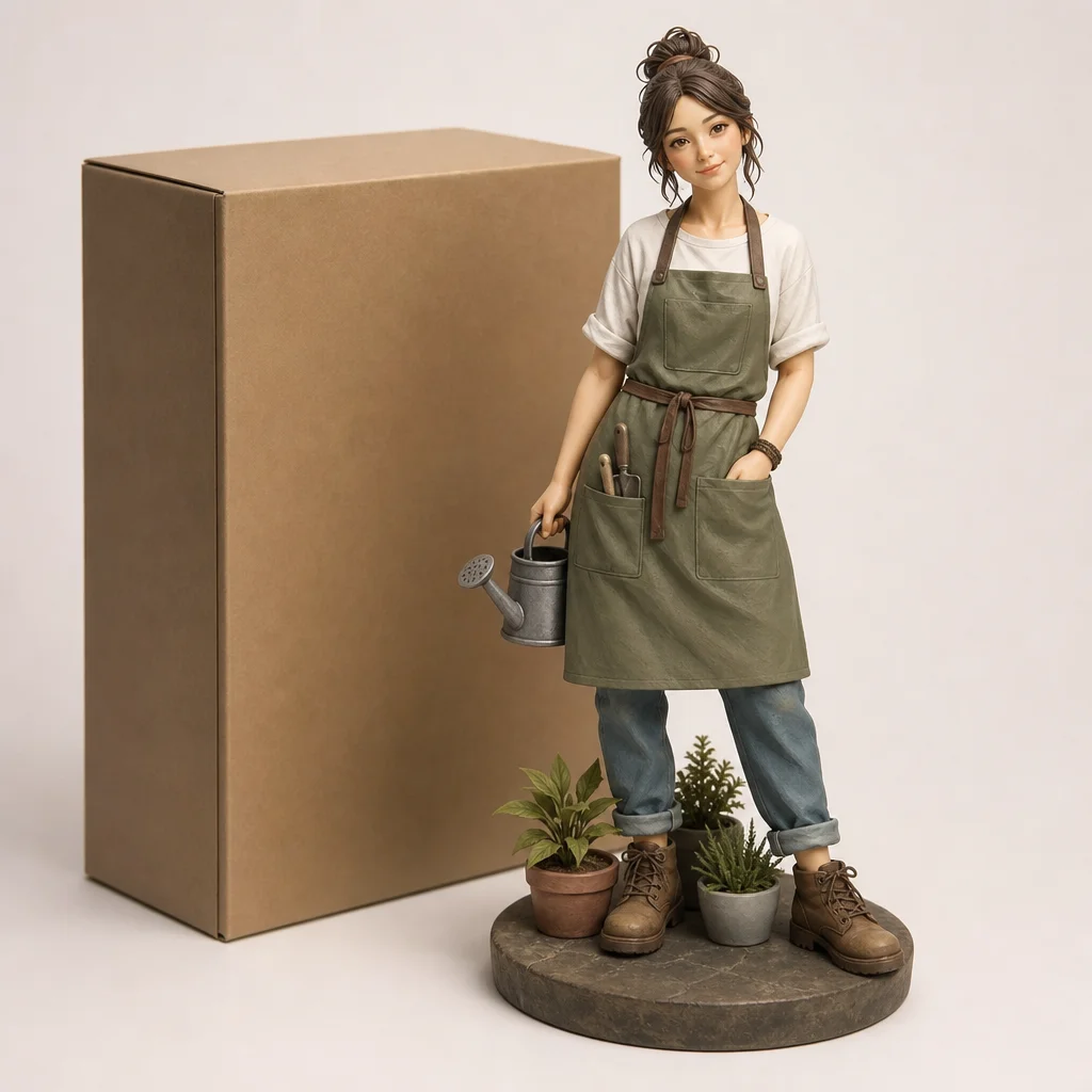 Original urban gardener collectible action figure concept