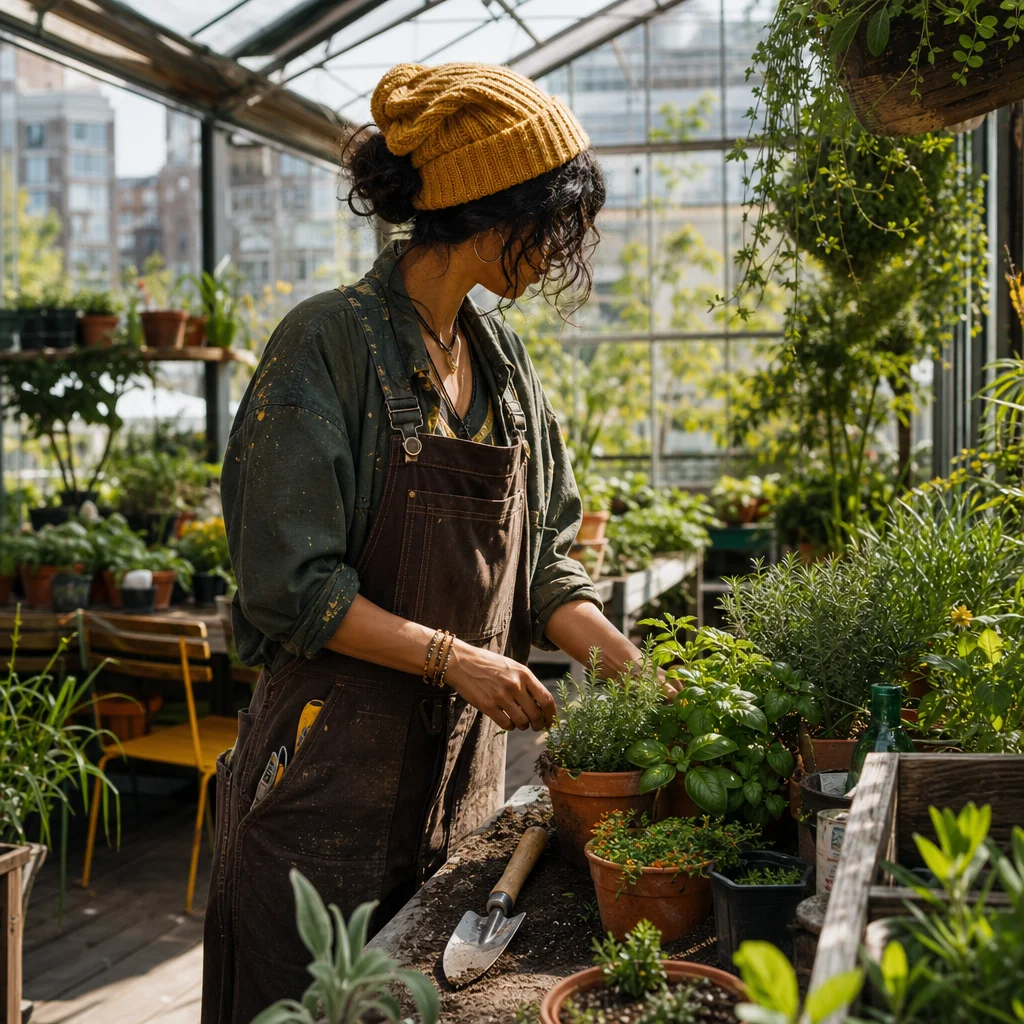 Fictional urban gardener character