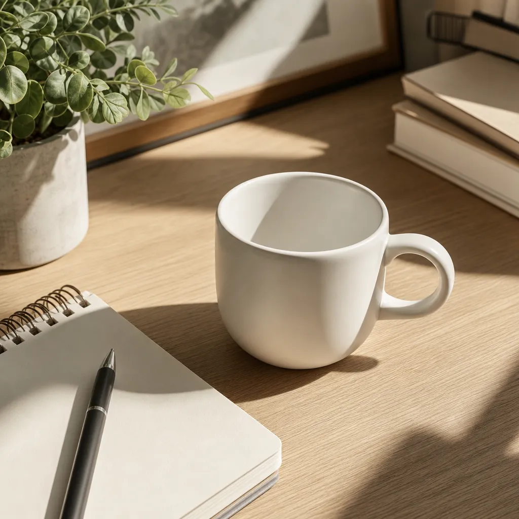 Desk object composition concept