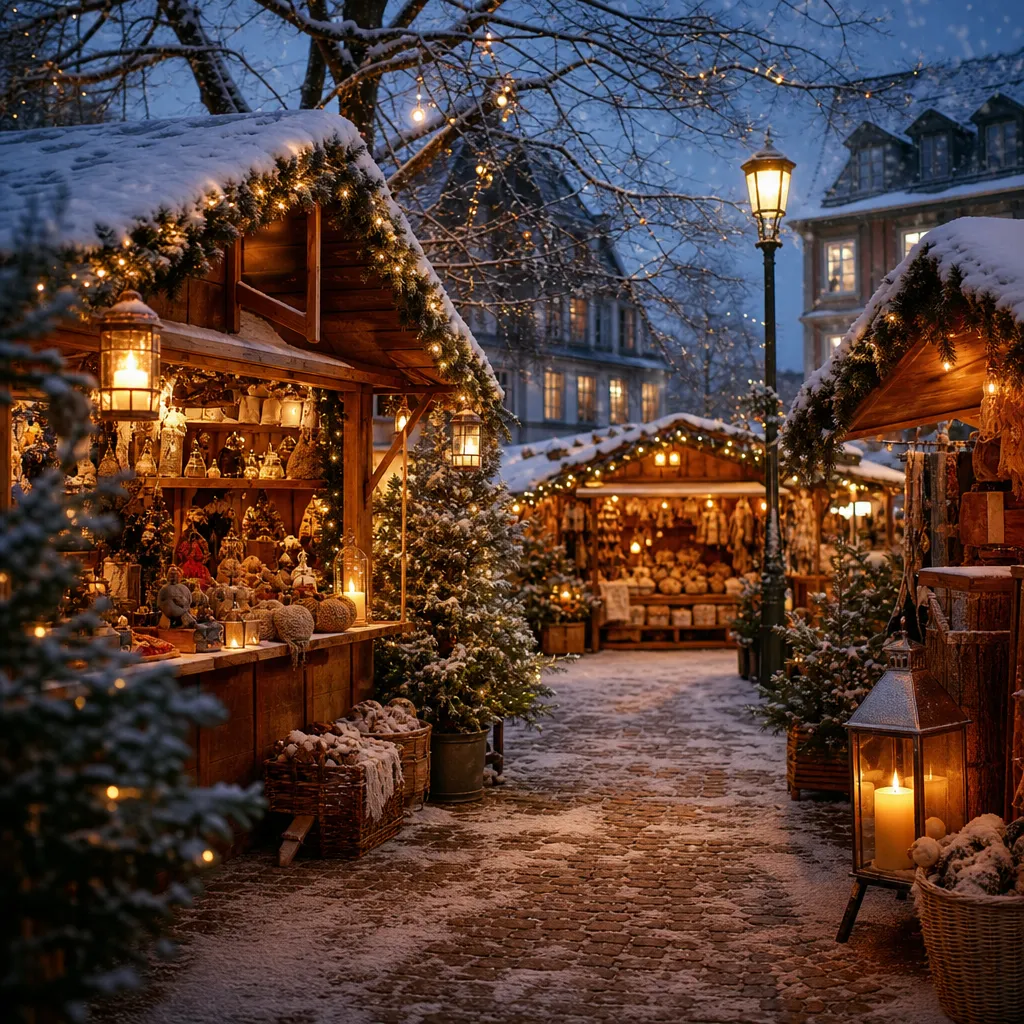 Winter market video concept