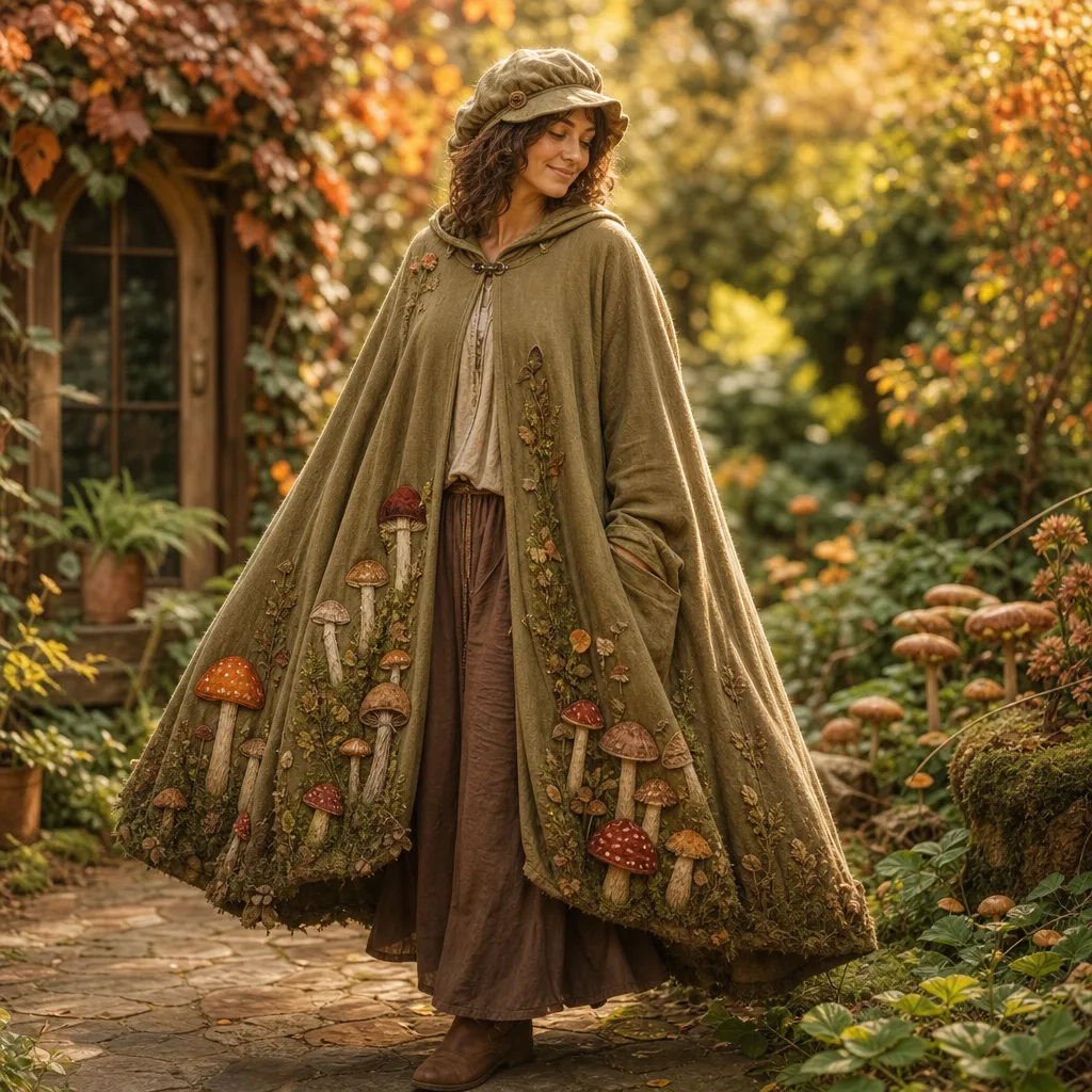 Original mushroom-garden costume concept