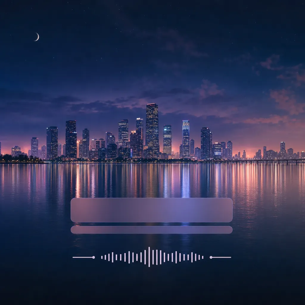 Ambient lyric visual concept