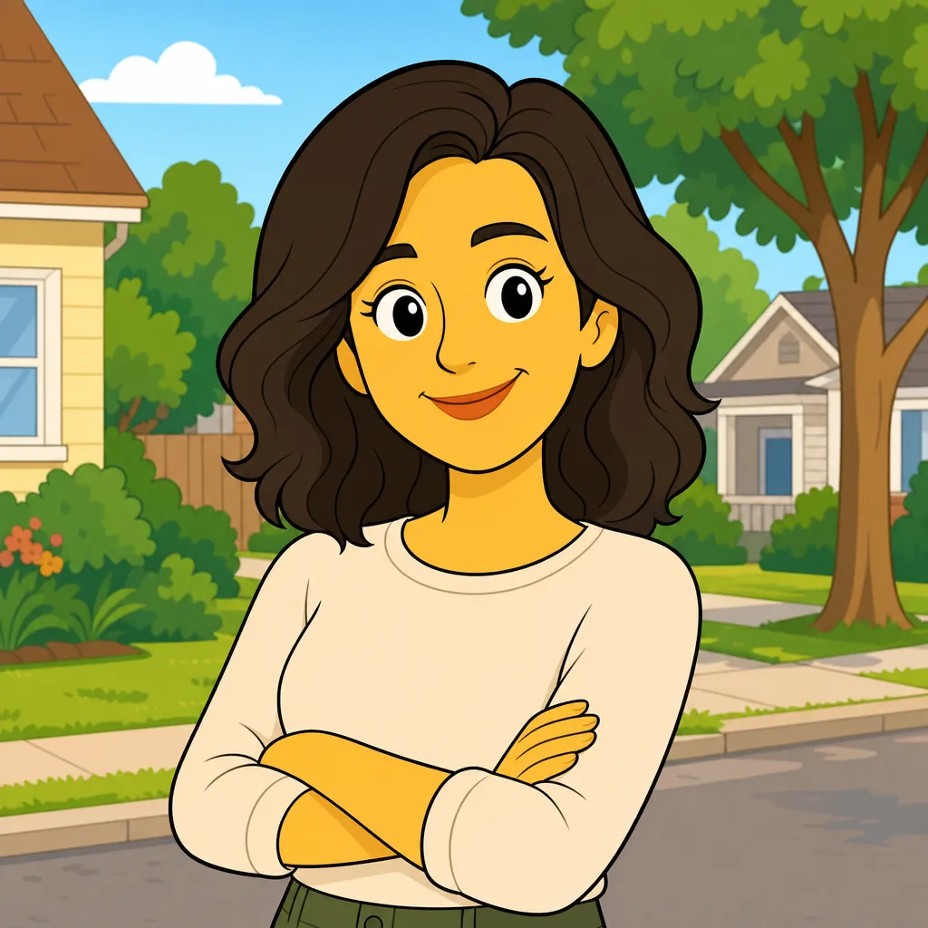 Original animation-inspired portrait concept