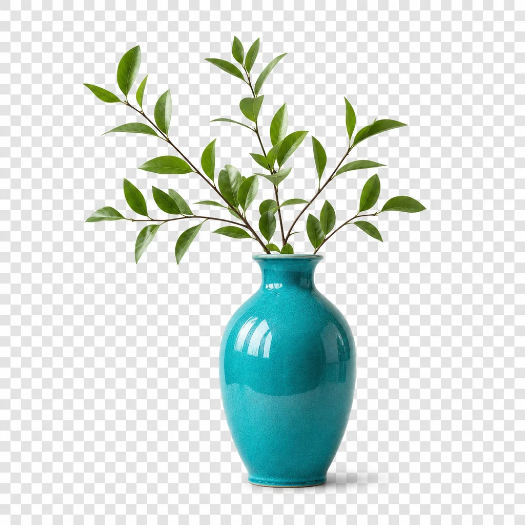 Ceramic vase cutout concept