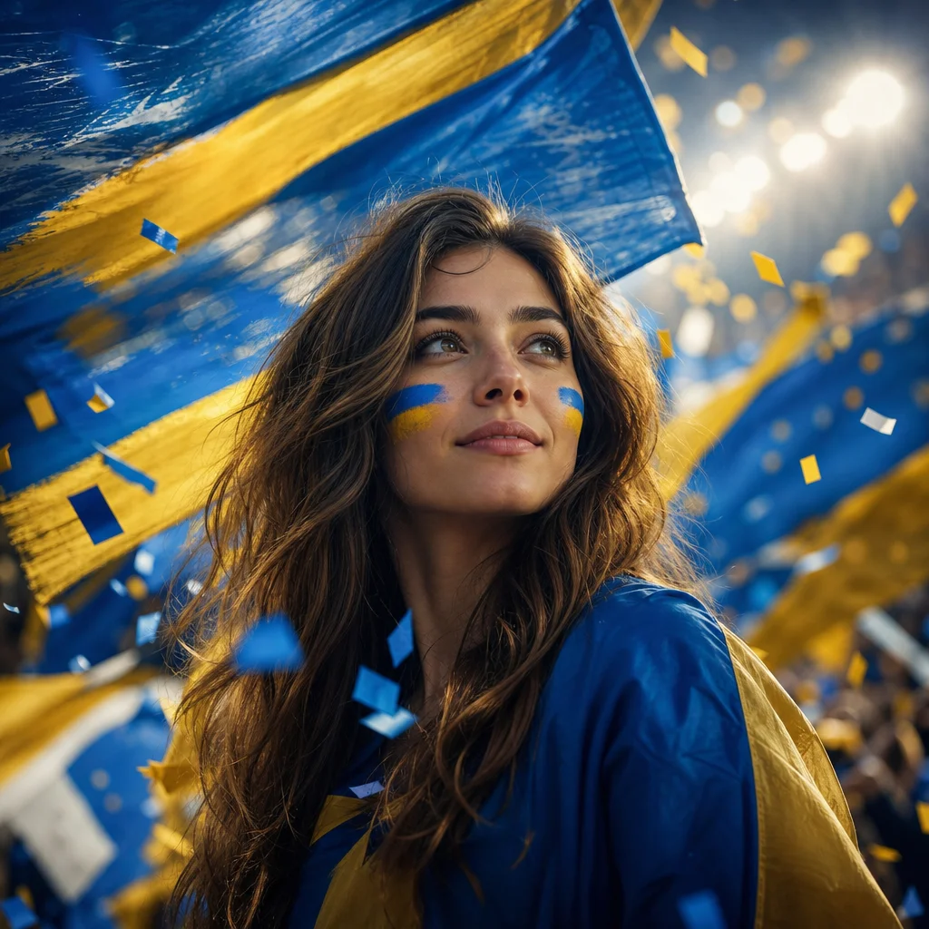 Generic football-fan template concept